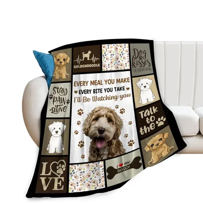 Goldendoodle Dog Mom Blanket for Doodle Lovers