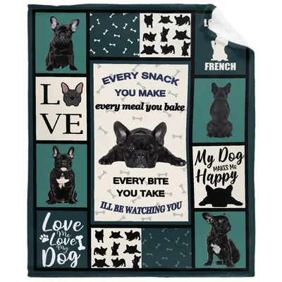 Frenchie Dog Mom Blanket: A Playful Gift for Bulldog Lovers