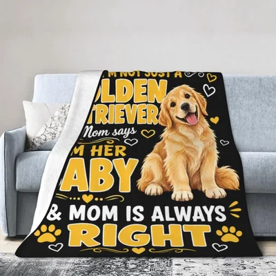 I'm Not Just A Golden Blanket: A Retriever Mom's Pride