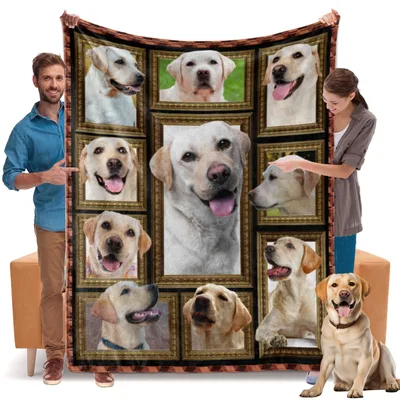 Yellow Lab Blanket for Dog Lovers Everywhere