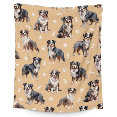 Australian Shepherd Blanket for Dog Lovers Everywhere