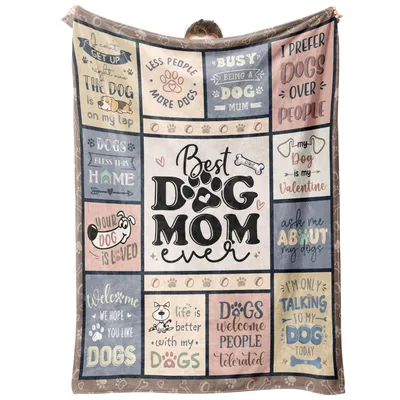 I can't get up Blanket for dog moms who love pups