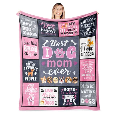 Busy being a Dog Blanket for Dog Moms Who Love Them