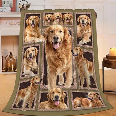 Golden Retrievers Gallery Blanket for Dog Lovers