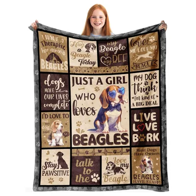 Beagle Mom Blanket: Beagles Get the Last Word