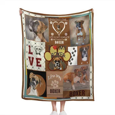 Endless Love Life Blanket for Boxer Lovers