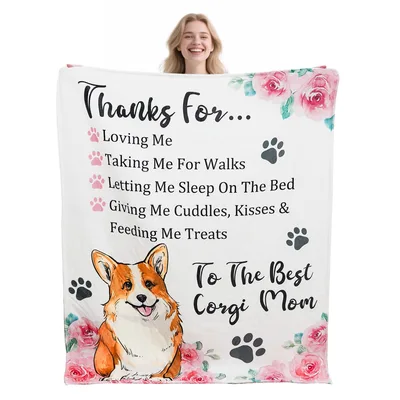 Best Corgi Mom Blanket: A Thank-You From Your Pup