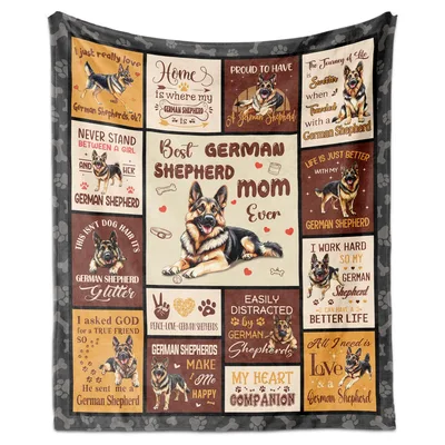 I just really love German Blanket for German Shepherd Moms