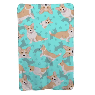 Fawn Corgi Blanket: Corgis Doing What Corgis Do