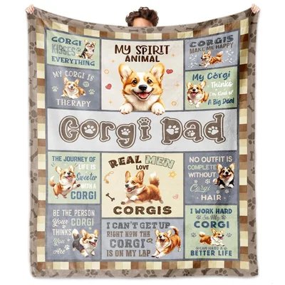 Corgi Dad Blanket: Ten Corgi Sayings for Dog Dads