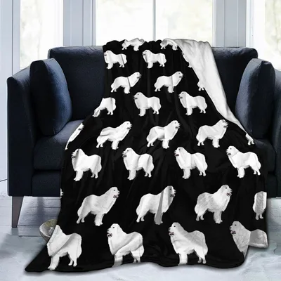 Great Pyrenees Dogs Pattern Blanket for Lovers of the Breed
