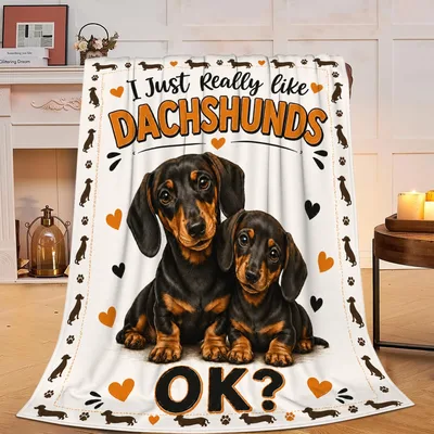 I Just Really Blanket: Dachshund Love Design