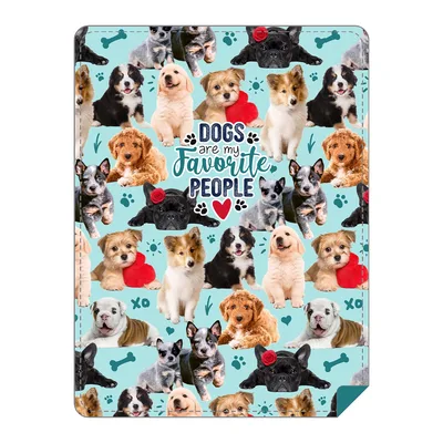 Dogs Are My Favorite People Blanket for Canine Lovers