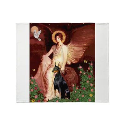 Seated Angel with Dobie Blanket