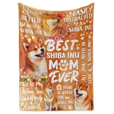 Best Shiba Inu Mom Blanket Celebrating Your Furry Friend