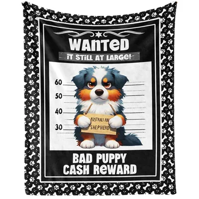 Wanted Bad Puppy Cash Blanket – Wanted Bad Puppy Cash Reward Blanket