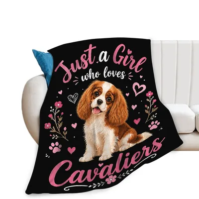 Just a Girl Who Loves Cavaliers Blanket