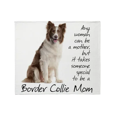Any Woman Blanket Celebrating the Special Bond with a Border Collie