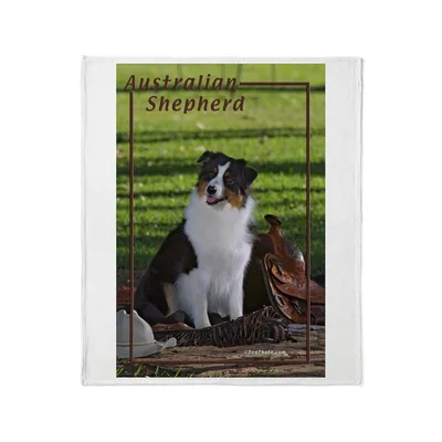 Australian Shepherd Dog Photo Blanket: Herd Your Warmth