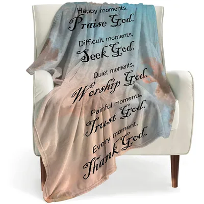 Praise God Blanket: Five Moments, One Prayer