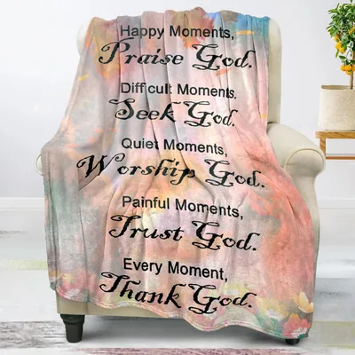 Thank God Blanket: Five Moments, One Faithful Verse