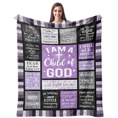 I Will Fear no Evil Blanket for Faith and Comfort