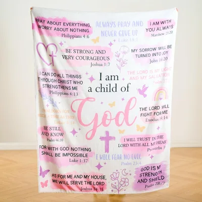 Pray About Everything Worry Blanket for Faith Days
