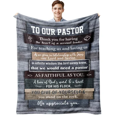 Pastor Thank You Blanket: A Message for Your Shepherd