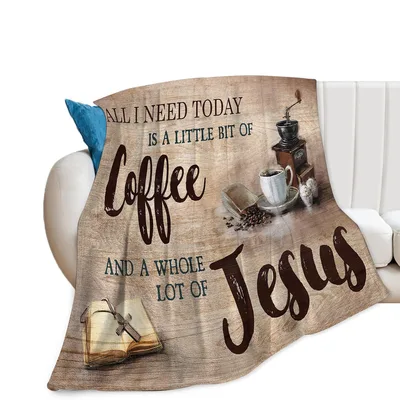 Coffee and Jesus Blanket for Your Morning Cup