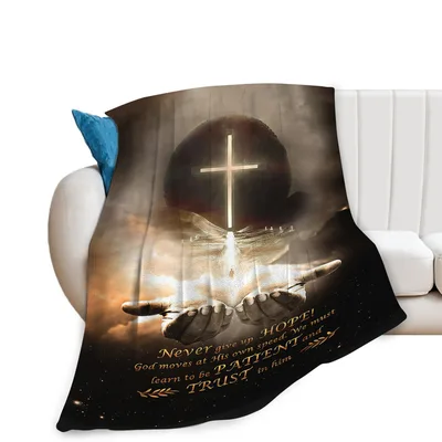 Faith Hope Blanket: Never Give Up, Trust Him