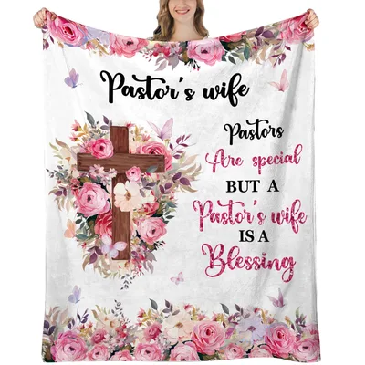 Pastor Wife Gift Blanket for a Faithful Heart