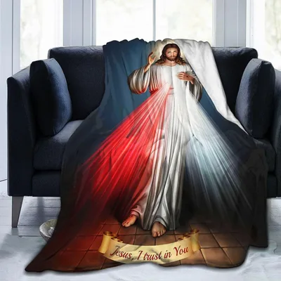 Divine Mercy Blanket: Jesus, I Trust in You Throw