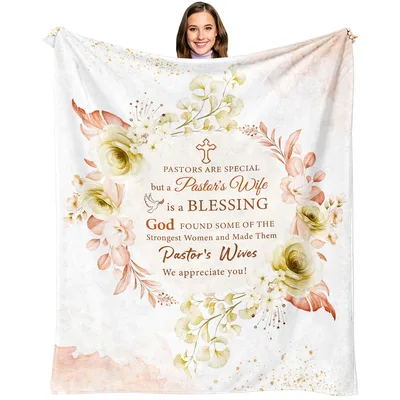 Pastor Wife Appreciation Blanket for a Pastor's Wife