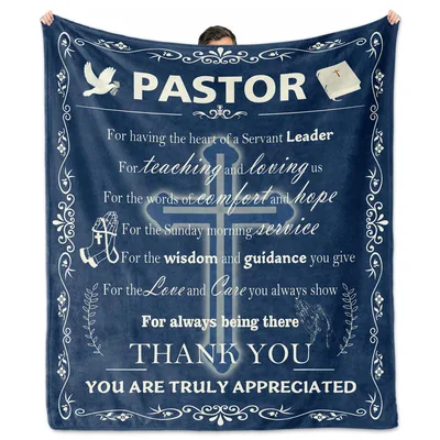 Pastor for having Blanket: A Thank-You for Your Shepherd