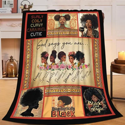 Unapologetically Black Blanket for Faithful Women