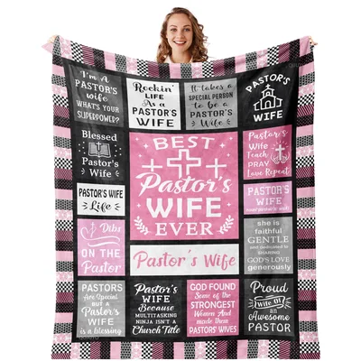 Christian Pastor Wife Blanket for Your Favorite Pastor’s Wife