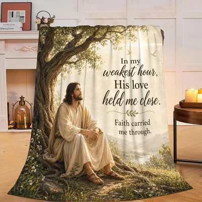 Christian Comfort Blanket for Hard Days and Quiet Prayers