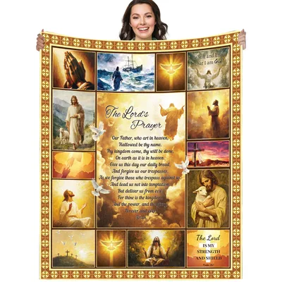 The Lord's Prayer Blanket: Scripture Art for Faith