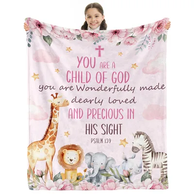 Precious in His Sight Blanket for Baby Girls and Kids