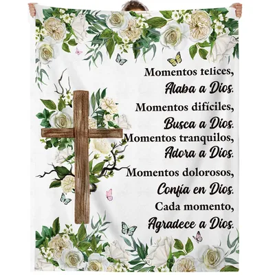 Momentos felices Alaba Blanket for Faith and Family