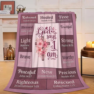 Redeemed Isaiah Healed Isaiah Blanket for Faith and Comfort