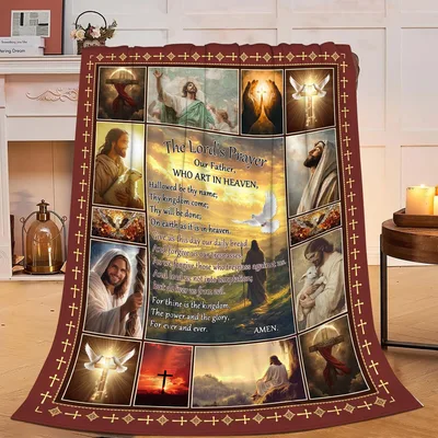 Our Father Prayer Blanket: The Lord's Prayer Throw