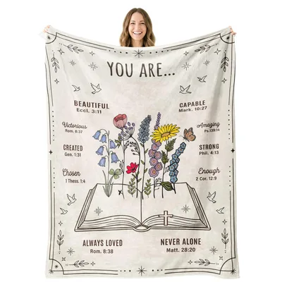 Wildflower Bible Blanket: Scripture Encouragement in Bloom