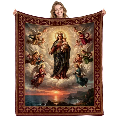 Queen of Angels Blanket for Faithful Gift Givers