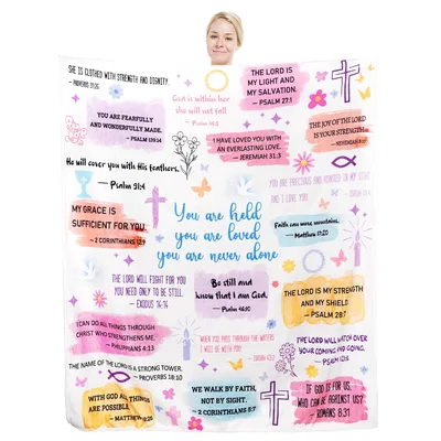 Scripture Comfort Blanket for Quiet Moments