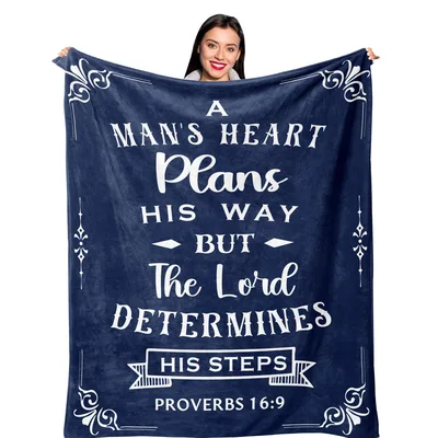 Bible Verse Proverbs Blanket