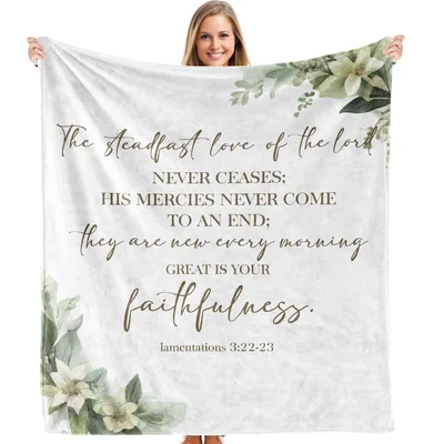 Steadfast Love of the Lord Blanket Lamentations Floral Design