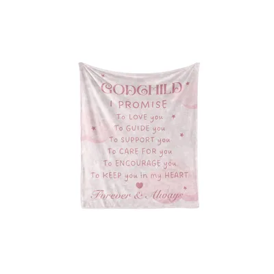 Goddaughter Promise Blanket: A Pledge in Pink