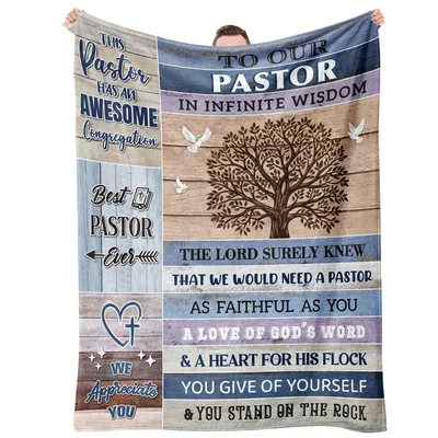 This Pastor Blanket: Faithful Thanks for Your Shepherd