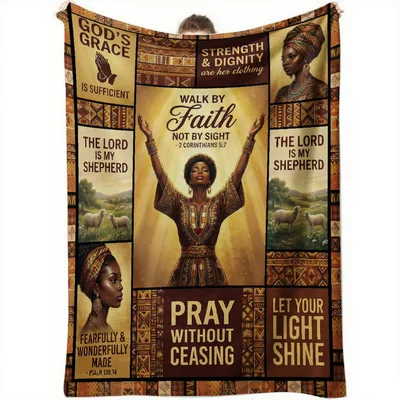Woman Prayer Blanket: Faith and Strength in Every Panel